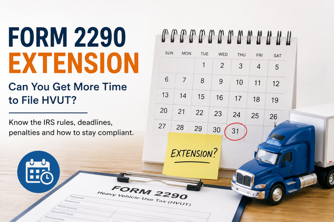 Form 2290 Extension: Can You Get More Time to File HVUT?